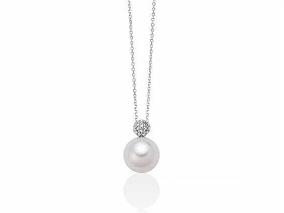 Necklace Miluna Woman COLLIER DI PERLE in White Gold Perla PCL6325 - PCL6325